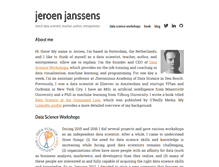 Tablet Screenshot of jeroenjanssens.com